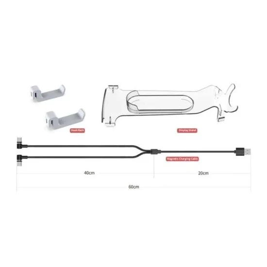 Dobe PS5 VR2 Stand Kit with Magnetic Fast Charging Cable TP5-2523 - White